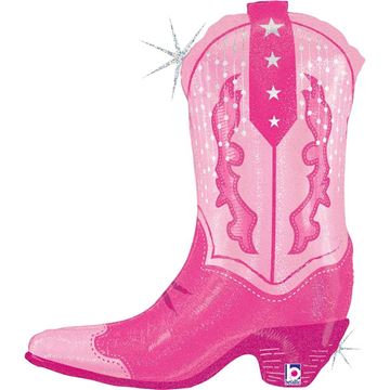 Balão Supershape Pink Bota Cowgirl 26"