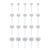Esferas Glitter Branco 20un