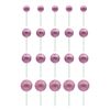Esferas Glitter Rosa 20un