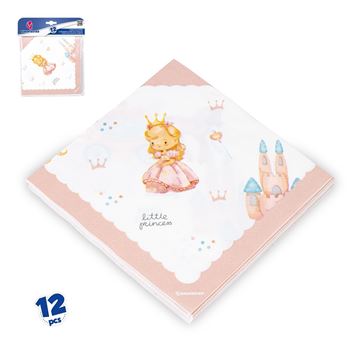 12 Guardanapos Princess Style