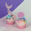 Topper Cupcake Sereias 4un