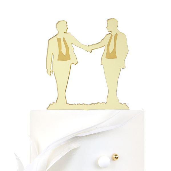 Topper Acrilico Ouro União