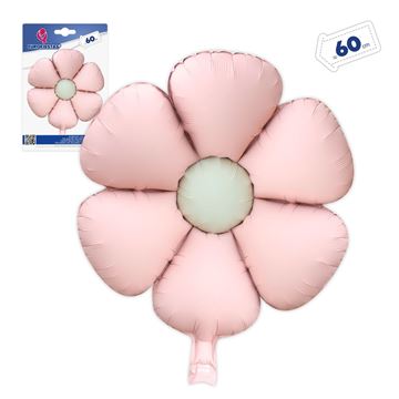 Balão Foil Margarida Rosa 60cm