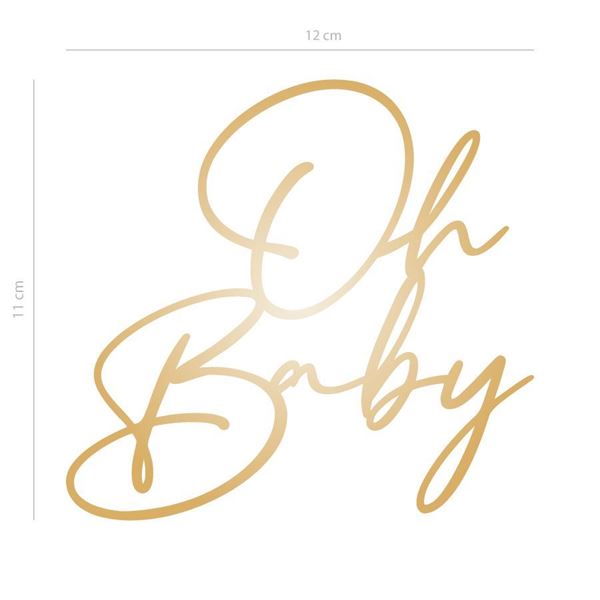 Aplique Ouro Baby