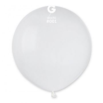 25 Balões Latex 19" Branco