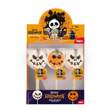 Chupa Halloween Abóbora E Caveira 30gr