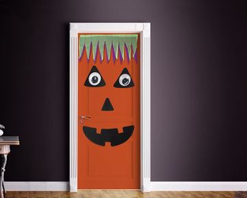 Decoração Porta Abóbora