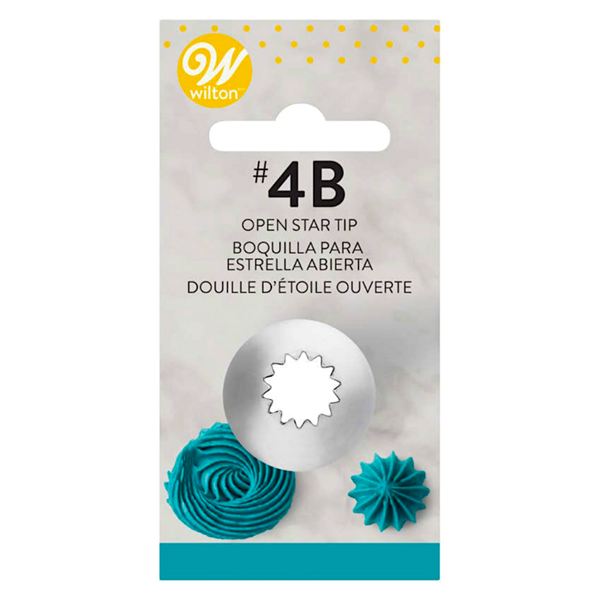 Boquilha Inox 4B Estrela Aberta
